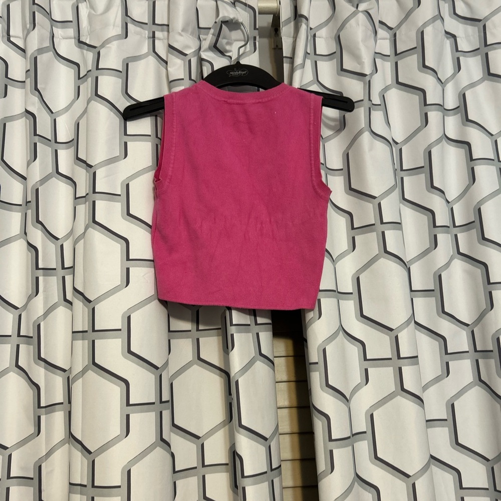 Zara Bright Pink Knit Top